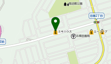 ミキハウスミルフィーユの地図画像
