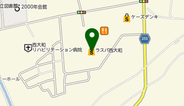 ジーユーラスパ西大和店の地図画像