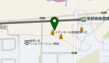 ジーユーイオンモール奈良登美ヶ丘店の地図画像