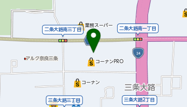 ジョーシンアウトレット奈良三条大路店の地図画像