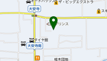 三洋堂書店大安寺店の地図画像