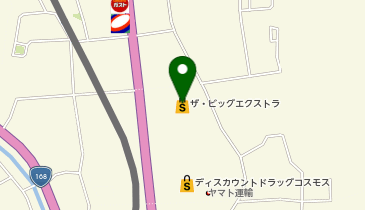 ザ・ビッグエクストラ平群店の地図画像