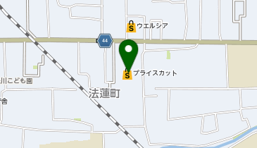 プライスカット法蓮店の地図画像
