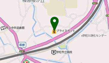 プライスカット榛原福地店の地図画像