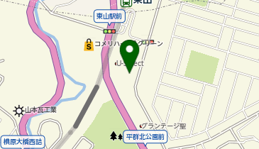 プライスカット生駒東山店の地図画像