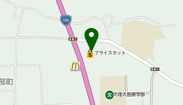 プライスカット天理北店の地図画像