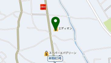 ダイソーエディオンおしくま店の地図画像