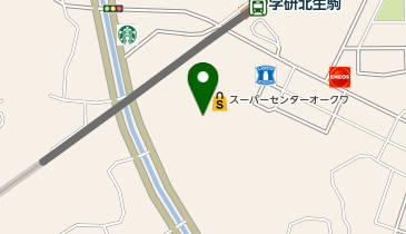 ダイソーSUCオークワ生駒上町店の地図画像