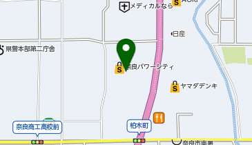 ダイソー奈良パワーシティ店の地図画像