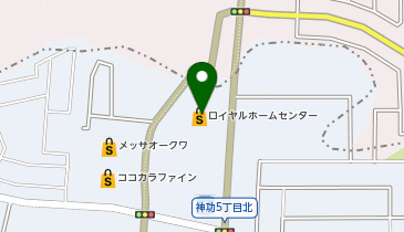 ダイソーロイヤルホームセンター押熊店の地図画像