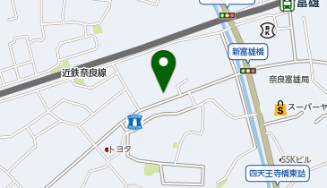 auショップ富雄の地図画像