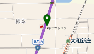 ネッツトヨタ奈良新庄店の地図画像