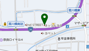 ネッツトヨタ奈良新大宮店の地図画像