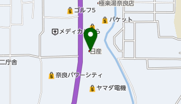 奈良日産奈良店法人営業課の地図画像