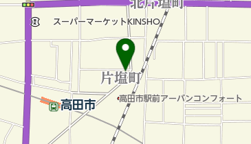 YMC大和高田店中川モータースの地図画像