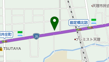 天理スミダモータースの地図画像