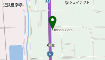 Honda Cars大和奈良橿原東店の地図画像