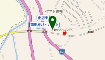 Honda Cars奈良中央生駒北店の地図画像