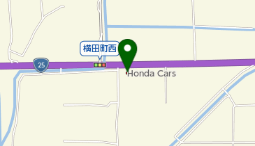 Honda Cars南近畿奈良郡山横田店の地図画像