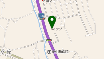 奈良マツダ生駒店の地図画像