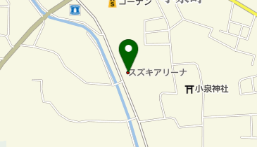 スズキ自販奈良スズキアリーナ大和郡山の地図画像