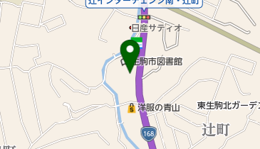 スズキ自販奈良スズキアリーナ東生駒の地図画像