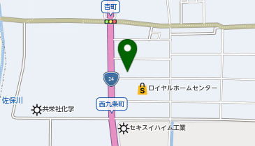 レッドバロン奈良24号店の地図画像