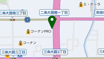 フィアット奈良の地図画像