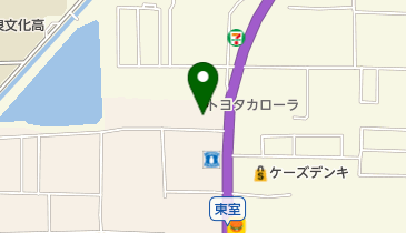 トヨタカローラ奈良U-Car葛城店の地図画像