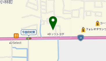ネッツトヨタ奈良U-Car郡山店の地図画像