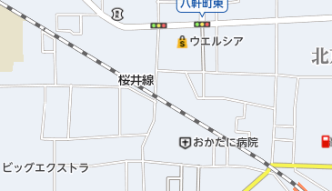 奈良日産生駒店の地図画像