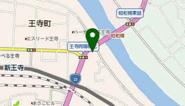 日産サティオ奈良王寺支店の地図画像