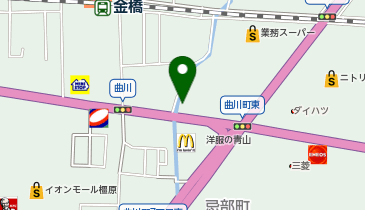 奈良中央三菱自動車販売橿原店の地図画像