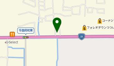 奈良中央三菱自動車販売大和郡山店の地図画像