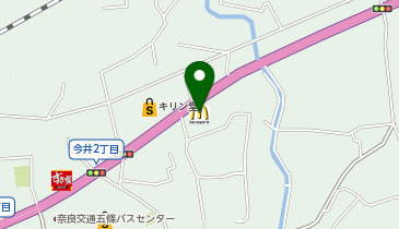 マクドナルド24号五條店の地図画像