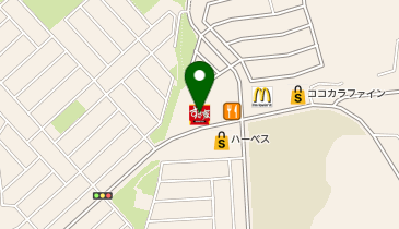 すき家生駒白庭台店の地図画像