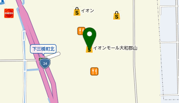 牛角焼肉食堂イオンモール大和郡山店の地図画像