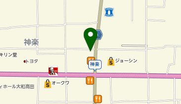 きんのぶた高田神楽店の地図画像