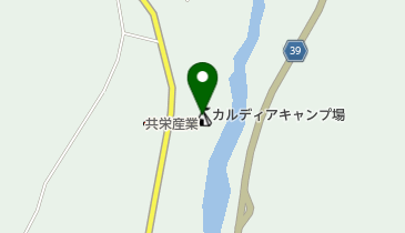 カルディアキャンプ場の地図画像