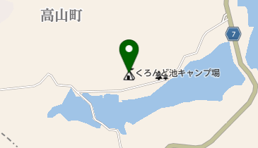 くろんど池キャンプ場の地図画像