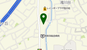 上牧ビッグスターボウルの地図画像