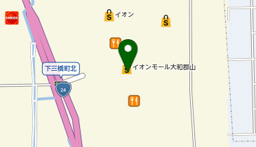 アドアーズプラスイオンモール大和郡山店の地図画像