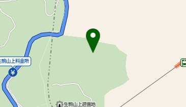 生駒山上駐車場の地図画像