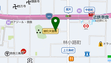 林神社饅頭祭の地図画像