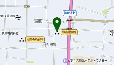 重要文化財今西家書院の地図画像