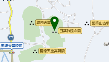 日葉酢媛命陵の地図画像