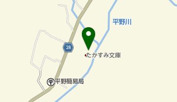 たかすみの里の地図画像