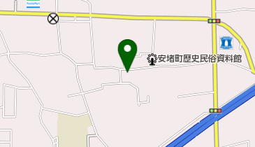 安堵町文化観光館四弁花の地図画像