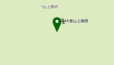 山上ケ岳の地図画像