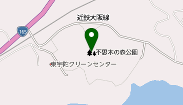 不思木の森公園の地図画像